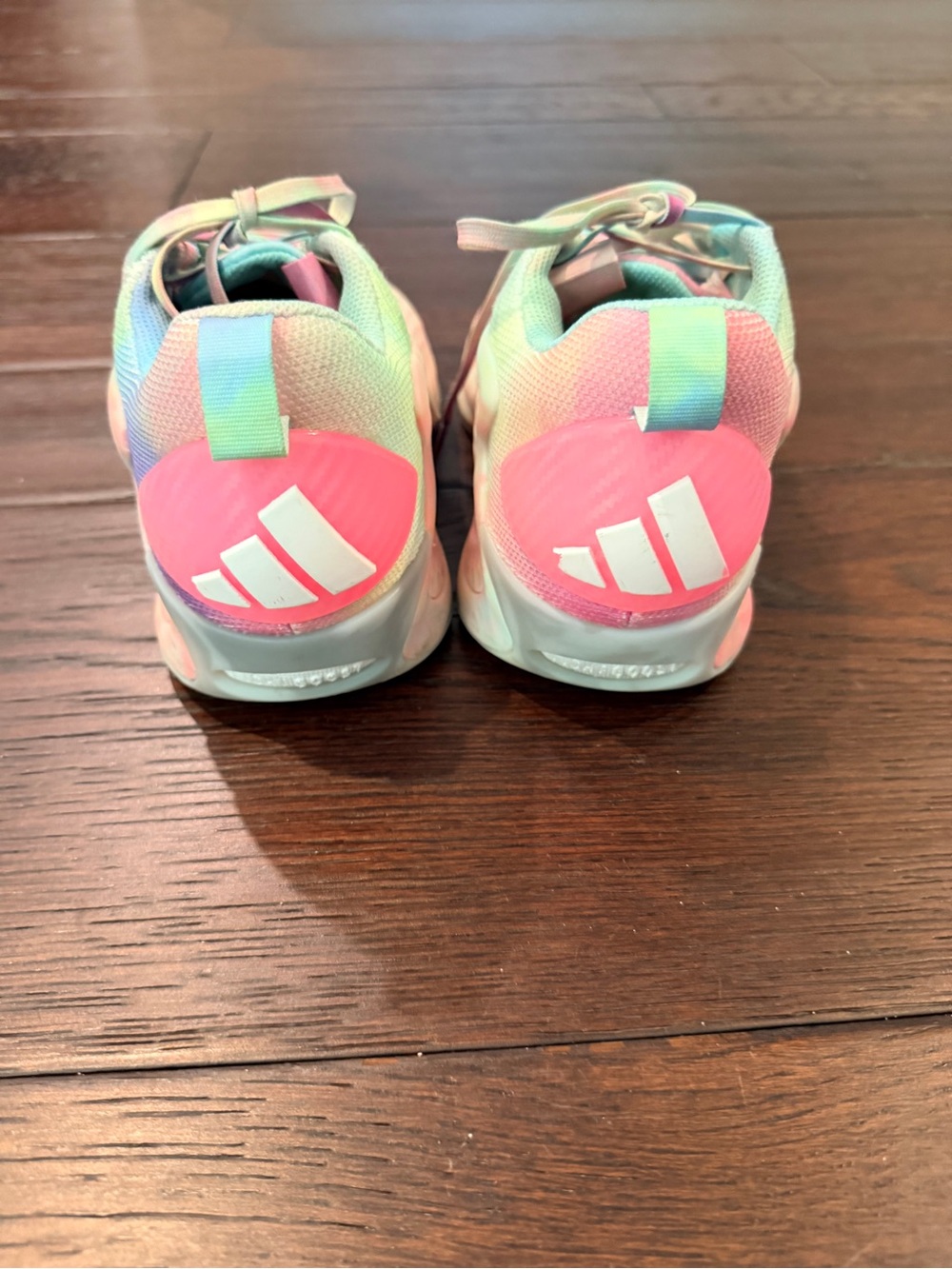 adidas Pastel Gradient Running Shoes - Pink, Mint, Blue - Picture 3 of 6